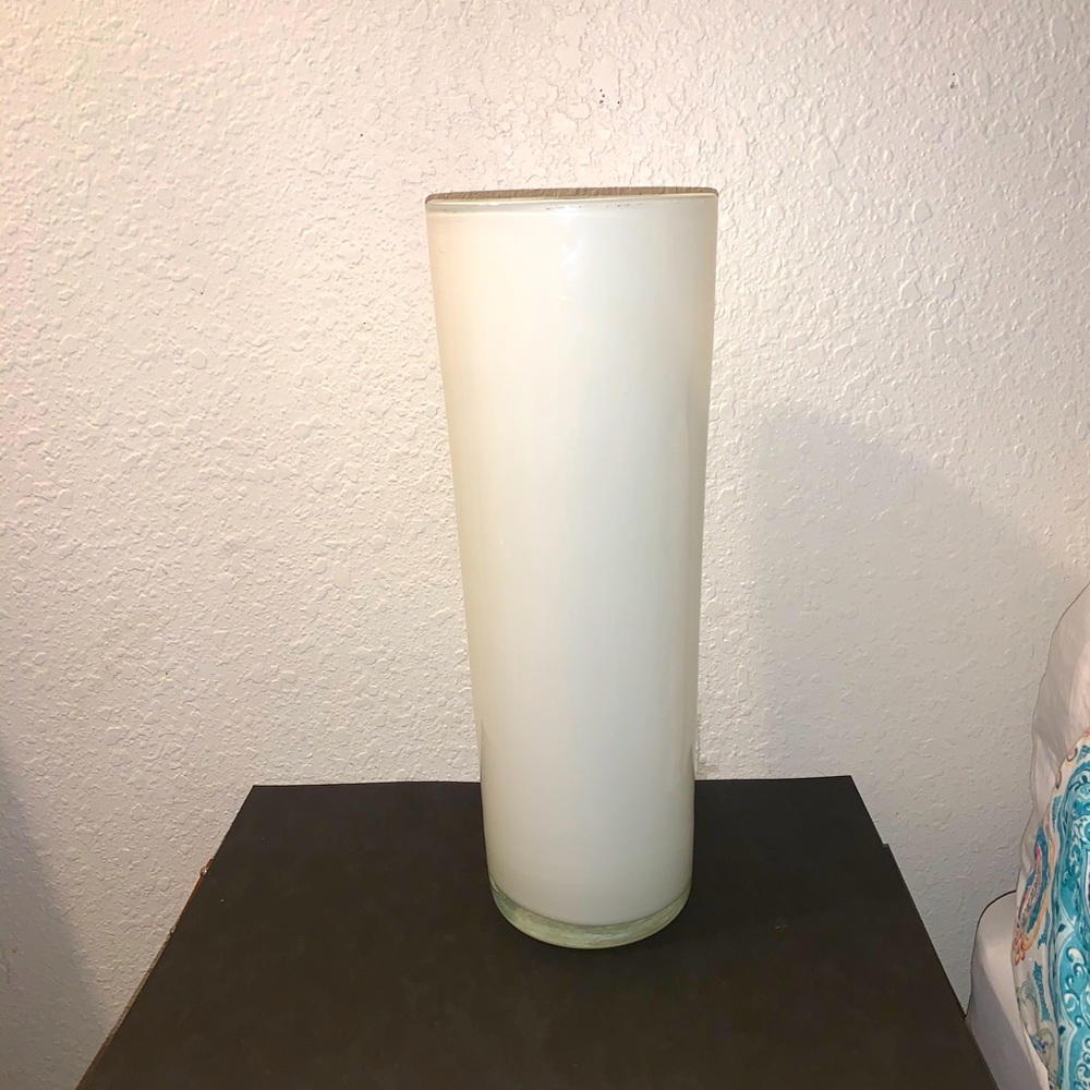 Large glass vase
